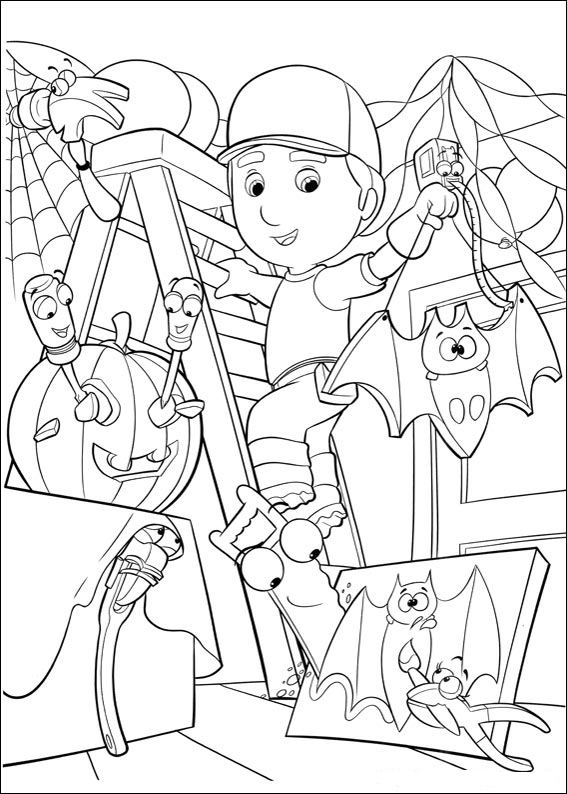Kids-n-fun.com | 29 coloring pages of Handy Manny